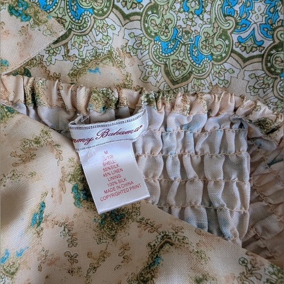 NWOT TOMMY BAHAMA Slik Halter Floral Shirt Dress Size Medium - Picture 11 of 11